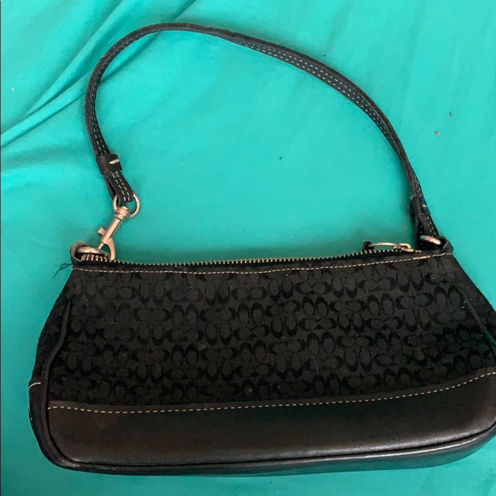 authentic coach mini purse new